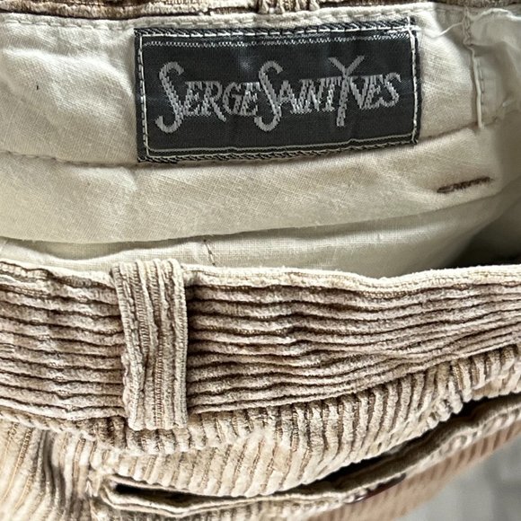 Serge Saint Yves Brown Size 30 Corduroy Pants - Picture 4 of 7